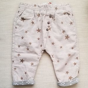 Zara Baby Corduroy Bottoms 9-12 M